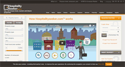 Desktop Screenshot of hospitalityseeker.com